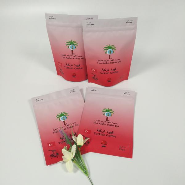 Matte CMYK 150 Micron Snack Bag Packaging For Snack Coffee Powder