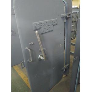 Marine Welded Watertight Steel Doors Ship Hatches Customized With Coating