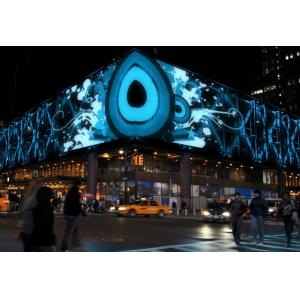 IP65 Customized Outdoor LED Display With Synchronization Control System