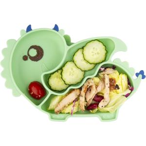 Tasteless Durable Silicone Dinnerware Set Bib And Bowl Multiscene