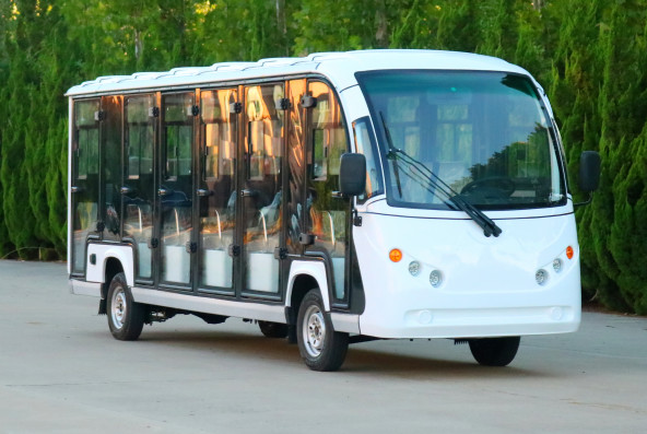Buy Brand New 17 Person Sitseeing Bus 72V Electric Lifted  Cart Off Road Buggy With Lithium Battery at wholesale prices