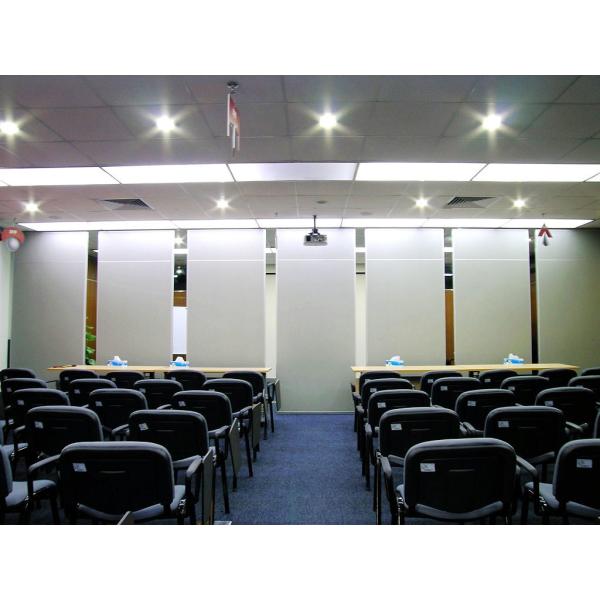 85mm Wood Melamine Conference Room Sound Proof Partition Walls Sliding Types