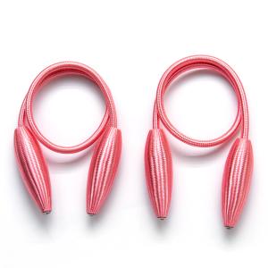 yellow 60g Curtain Tiebacks With Oval Magnet Lacing