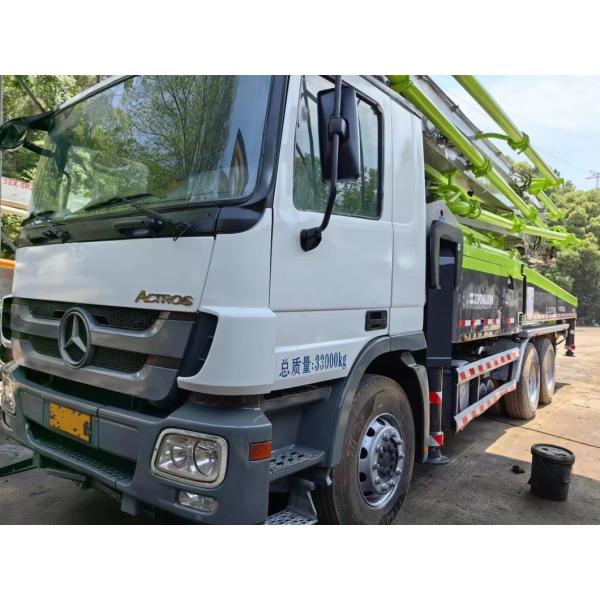 2013 Zoomlion 49m Concrete Boom Pump Truck Mounted Pump Putzmeister Concrete Pump Truck