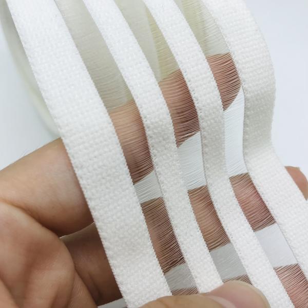 Medical Silk Elastic Band White Black Polyester Rubber Elastic Band