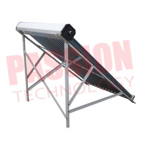 100 Tubes Evacuated Solar Collector Open Loop Circulation Room Hot Water Heating