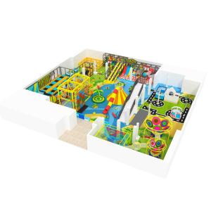 Colorful Customized Kids Indoor Playground Equipment 2-12 Age Commercial