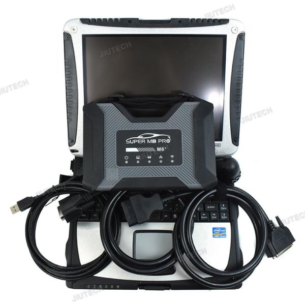 Super MB pro M6 with Cf19 laptop xentry for MB car truck Diagnosis scanner tool MB C6 star Full Configuration Work