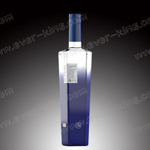 Customed Rubber Stopper 500mL 750mL Vodka Glass Bottle