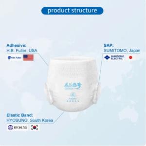 Baby Diapers Wholesale Price Magic Tape Disposable Baby Nappies Diaper A Grade
