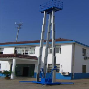 China Three Mast Warehouse Order Picking Equipment Climbing Work Platform 21m on sale