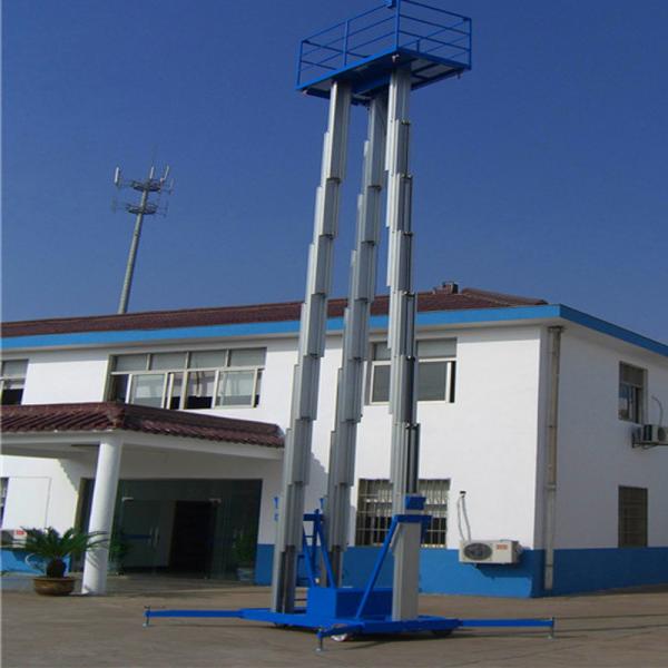 Buy Three Mast Warehouse Order Picking Equipment Climbing Work Platform 21m at wholesale prices