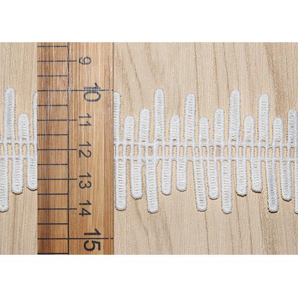 4cm Embroidered Guipure Lace Trims Azo Free DTM For Bridal Dress Ribbon