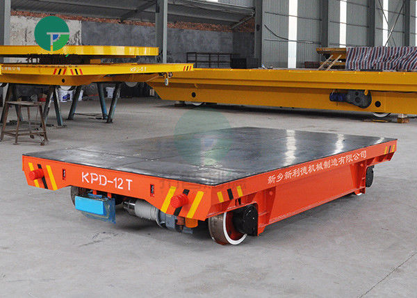 10000 kg Heavy Duty Travelling Material Handling Transfer Motorized Platform Cart On Rail