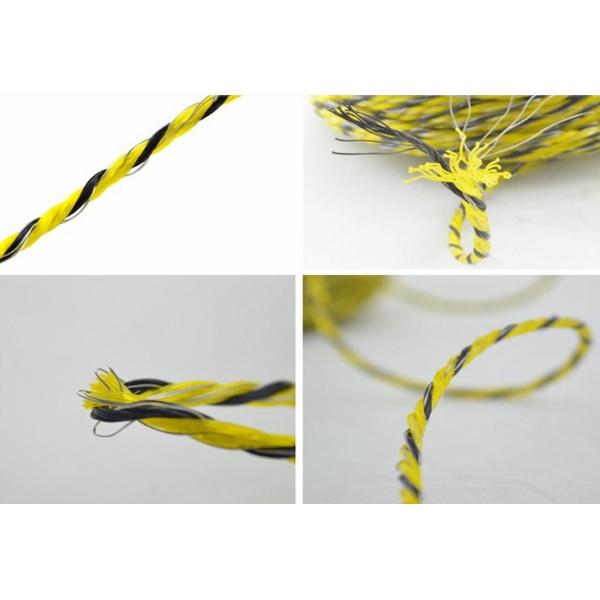Elecric fence wire rope tape polyrope 200m per roll 3conductive stainless steel QL723