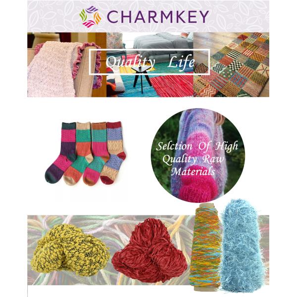 Acrylic Knitting Twisted Cotton Yarn Acidproof Anti Static Durable