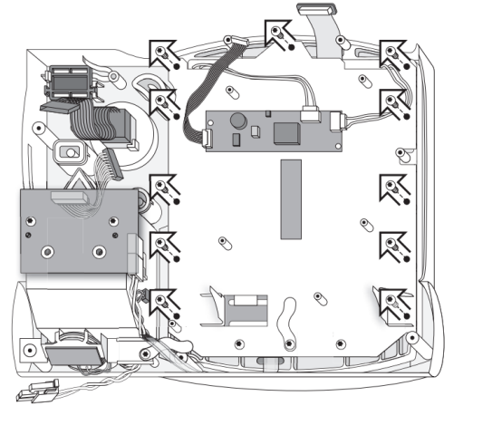 PHiliph MRX M3535A Defibrillator Display With Key Membrane M3535-60987