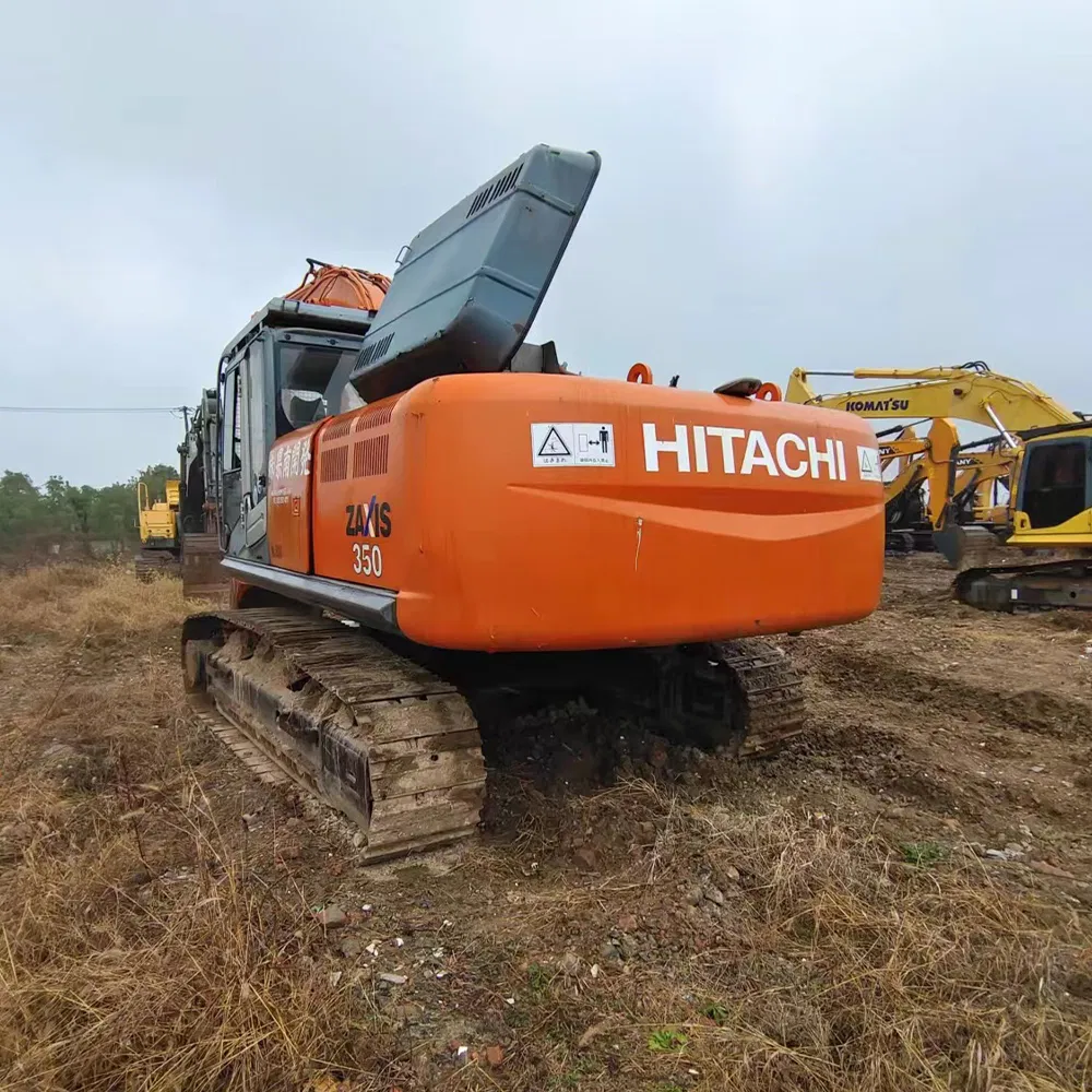 Isuzu Engine 30ton 35ton Large Crawler Excavator Hitachi Zx350-3G Backhoe Digger Zx350 Japan Mini Used Excavator on Sale