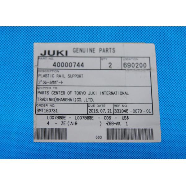 Buy 40000744 Plastic Rail Juki Machine Parts Surface Mount Technology Equipment at wholesale prices