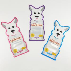 Special Shaped Custom Printed Mylar Bags Die Cut Irregular Pouch With Zipper