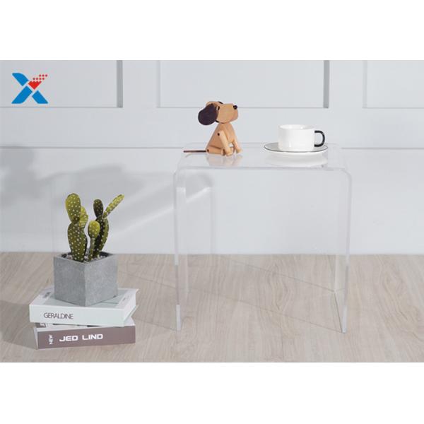 Modern Transparent Acrylic Furniture , Clear Acrylic Coffee Table In Living Room
