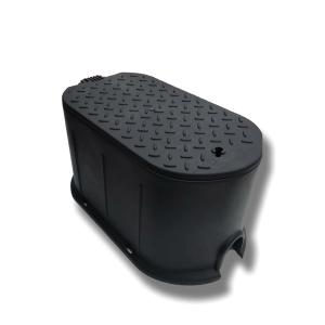Rectangular SMC Water Meter Box with Hinged Cover and High Load Capacity
