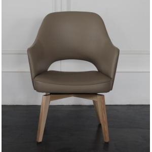 Modern wholesale beech wood pu upholstery dining chairs, arm chair,side chair