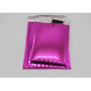 Shiny Foil Bubble Wrap Envelopes 8 * 6 Metallic For Shipping High Value Items