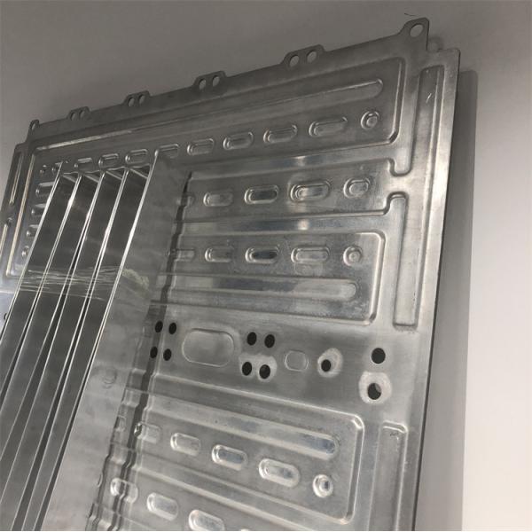 Buy 3003 Alloy Power Semiconductors Aluminum Cooling Plate Silver at wholesale prices