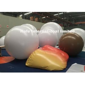 Quality Hanging Blow Up Light 2m 3m 4m White PVC Balloon With LED Lightings Inside for sale