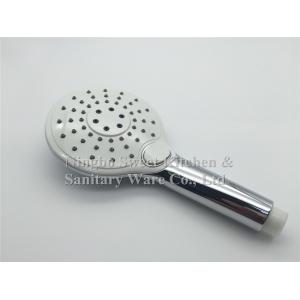 ABS plastic material round shape chrome plating shower head hand shower top