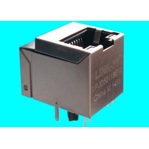 Step File Vertical RJ45 Jack LPJD5011BENL 10 / 100Base-T Integrated Magnetic