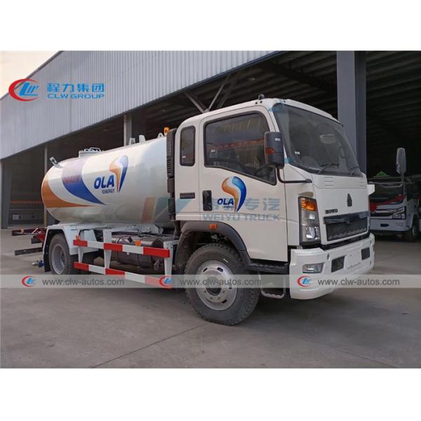 Buy Sinotruk Howo 160HP 10cbm LPG Gas Tanker Truck at wholesale prices