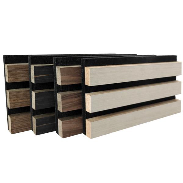 Buy SGS Flavorless Wood Veneer Slats Ceiling Panels 600x2400x21mm at wholesale prices