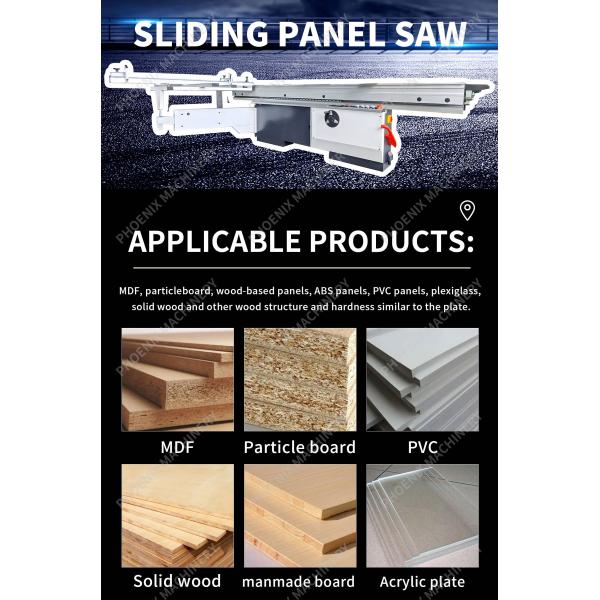 3200mm Sliding Table Saw for MJ6132 Multi Function Woodworking Panel Board Cutting Saw