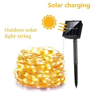 Modern Style Solar LED Garden Lights IP65 Waterproof Outdoor Festoon Lights