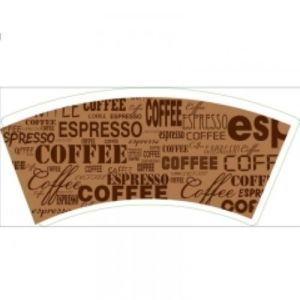 Wholesales Biodegradable Disposable Offset Printing PE Coated Paper Cup Fans