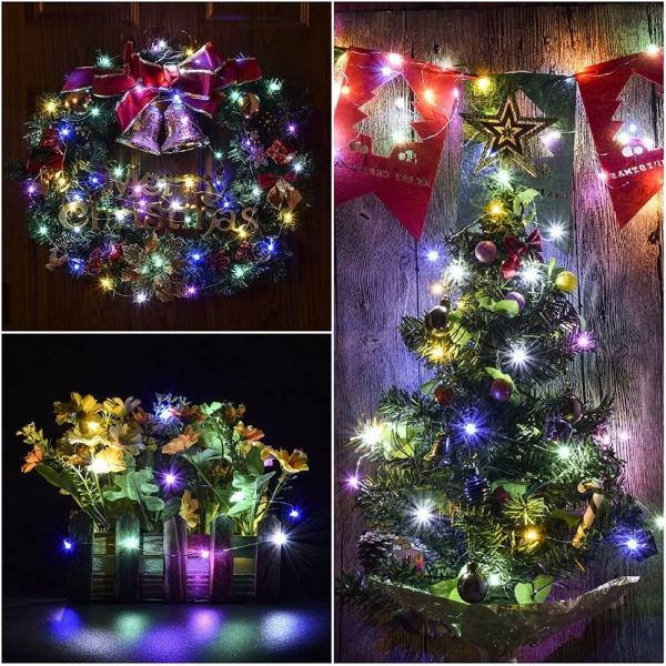 UL588 Multi Colored Led Fairy Lights Copper Wire 10m For Wedding Centerpiece Decoration