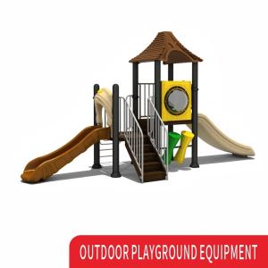 China Custom Outdoor Playground Slide Nature Theme With Plastic on sale