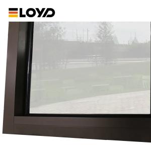 5 Tracks Thermal Break Fixed Aluminium Windows Double Glass Sheerline