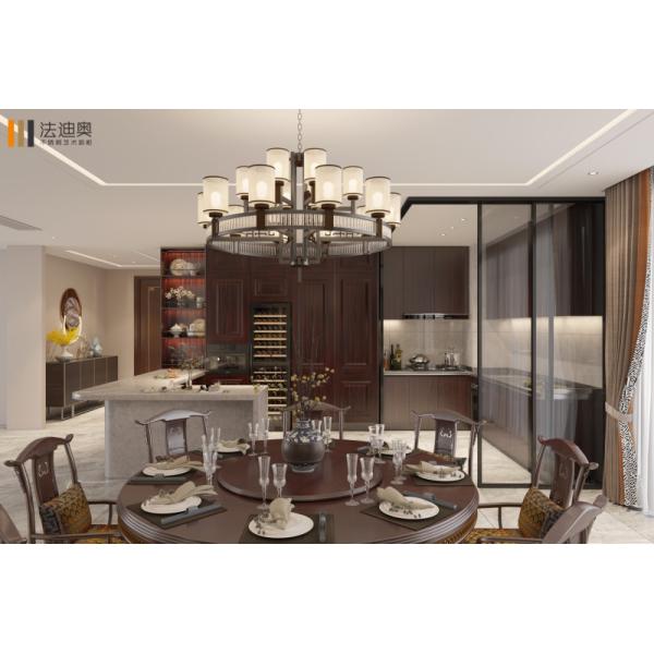European Stainless Steel Kitchen Cabinets with Space Divider