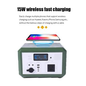 Solar Outdoor Portable Generator LiFePO4 600w Portable Power Station