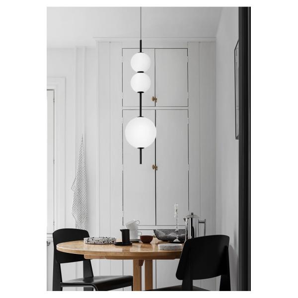 Modern Glass long Pendant Lamps Restaurant Cafe Bar Bedroom Kitchen Beads Pendant lamp(WH-GP-140)