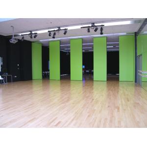 School Movable Partition Walls / No Floor Track Sliding Room Divider Wall