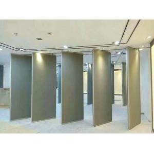 Sliding Aluminium Track Roller Ballroom Sliding Wall Partitions / Acoustic Room