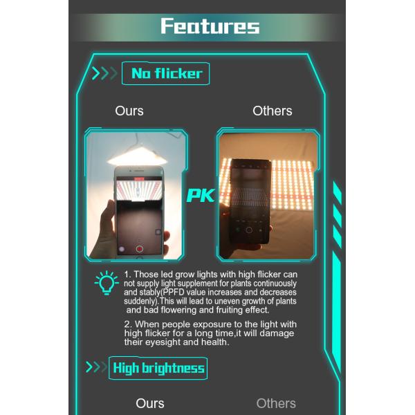 100W Switch Control LED Quantum Board Aluminium Alloy LED Growth Light