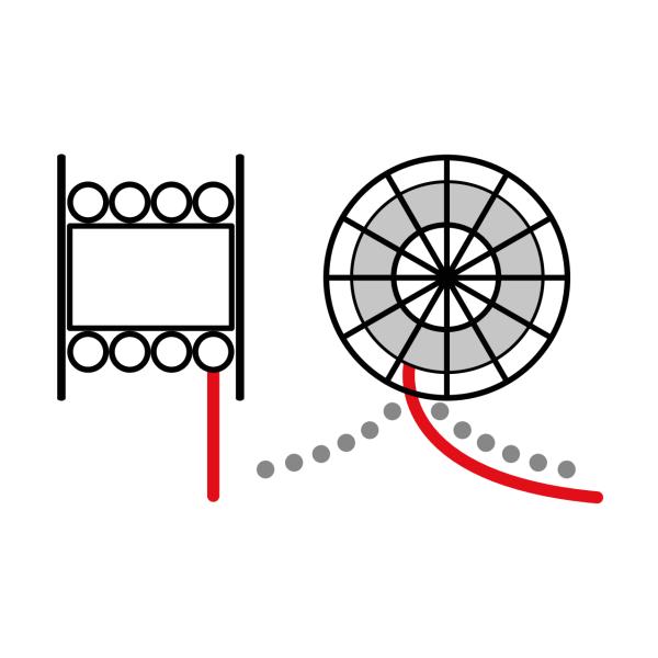 Robust Heavy Duty Electrical Crane Pendant Cable For Ship Unloader's Festoon Wire System Power Supply