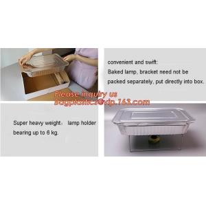 Rectangular shape excellent quality Aluminium Material food grade disposable