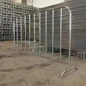 Galvanized Road Safety Metal Pedestrian Crowd Control Barrier Temporary Fencing