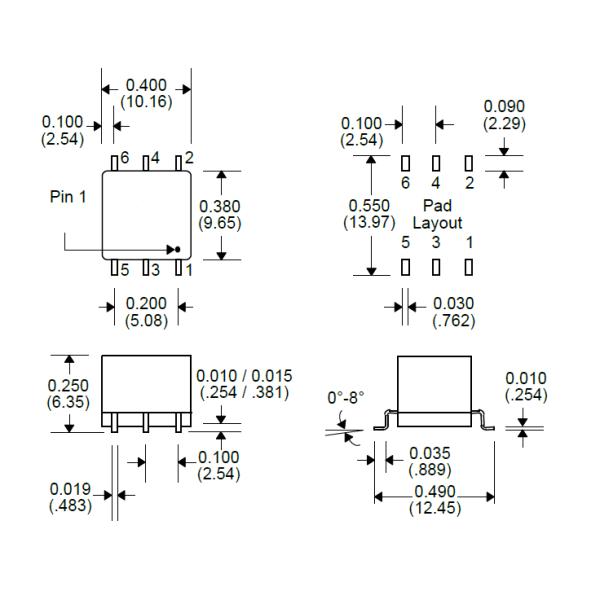 EPC3126-1-LF Push Pull Surface Mount Transformer With MAXIM253/ 845 IC